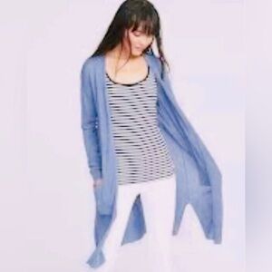 J Crew Linen Blend Heavyweight Cardigan Sweater w Free NWT Scarf